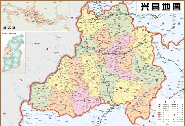 神木市乡镇地图图片